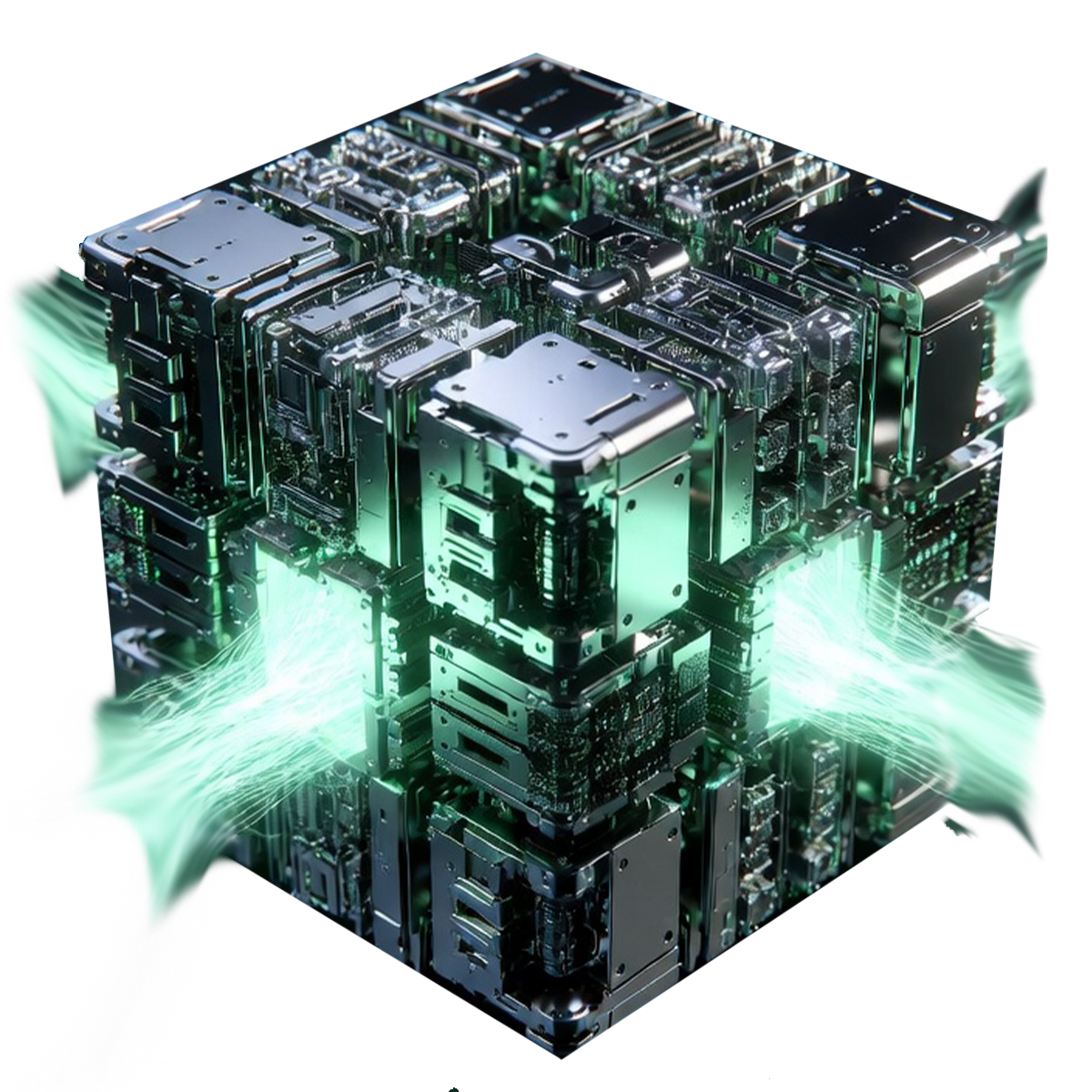 Machine signal flowing through compute infrastructure